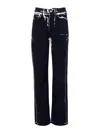Proenza Schouler Ryman Straight Jeans In Black