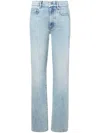 Proenza Schouler Ryman Light-wash Denim Straight-leg Jeans In Blau