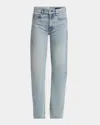 Shop Proenza Schouler Ryman Light-wash Denim Straight-leg Jeans In Classic Wash