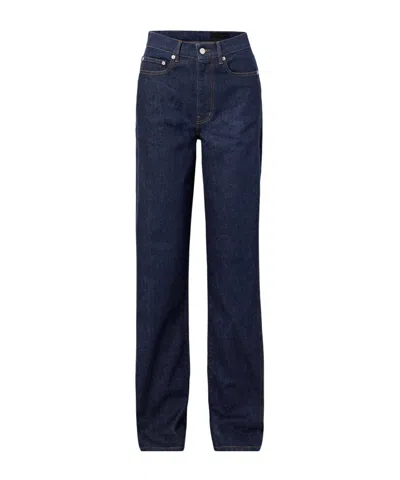 Proenza Schouler Ryman Straight Leg Jeans In Blue