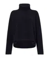 Proenza Schouler Sandra Turtleneck Sweater In Lofty Eco Cashmere In Black
