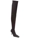 Proenza Schouler Satin Over-the-knee Boot In Black