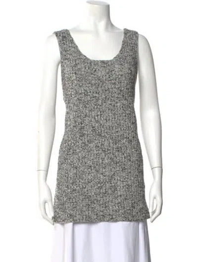 Pre-owned Proenza Schouler Scoop Neck Sweater In Black