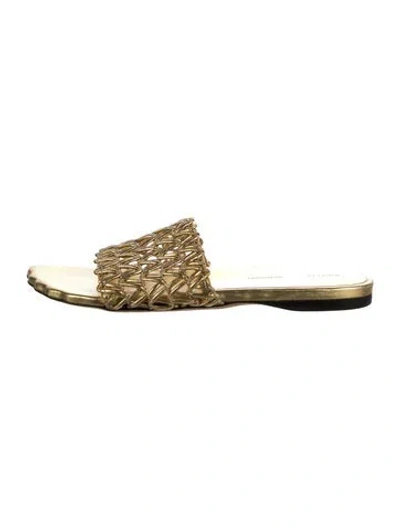 Pre-owned Proenza Schouler Sculpt Leather Slides