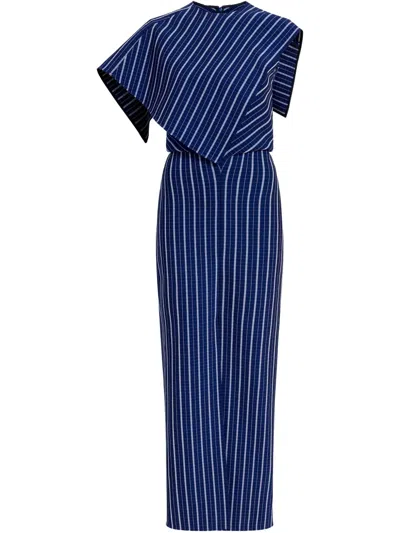 Proenza Schouler Selene Maxi Dress In Blue