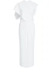 Proenza Schouler Selene Stretch Viscose Suiting Dress In White