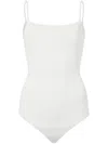 Proenza Schouler White Silk Serena Bodysuit In White