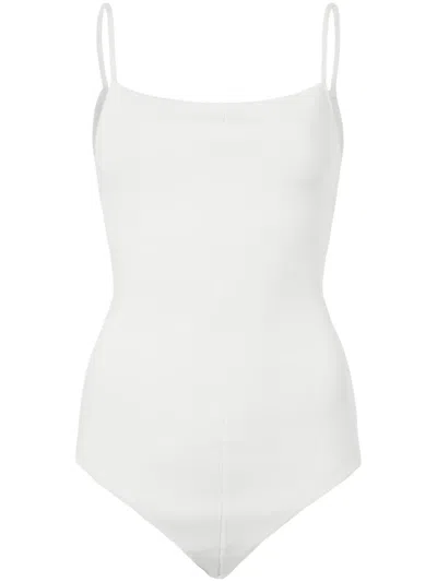 Proenza Schouler White Silk Serena Bodysuit
