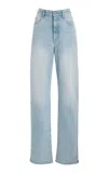 Proenza Schouler Sherman Cotton Jeans In Light Wash