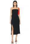 Proenza Schouler Shira Strapless Matte Dress In Black