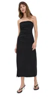 Proenza Schouler Shira Strapless Matte Dress In Black