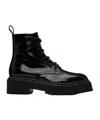 Proenza Schouler Short Boots With Raised Soles And Lace In Black