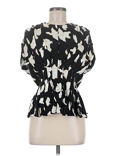 Pre-owned Proenza Schouler Short Sleeve Blouse In Black