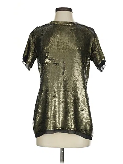 Pre-owned Proenza Schouler Short Sleeve Blouse In Gold