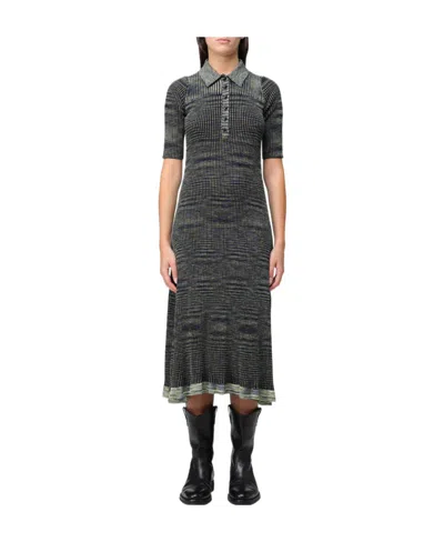 Proenza Schouler Short-sleeved Dress In Black