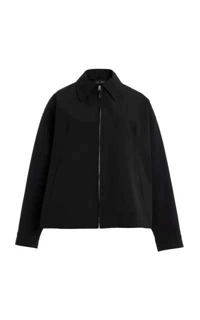 Proenza Schouler Sibyl Stretch Nylon Jacket In Black
