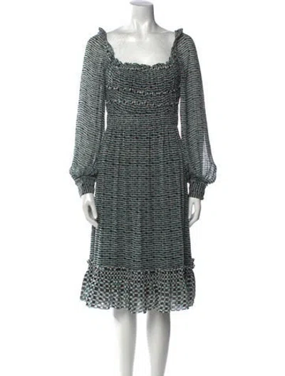 Pre-owned Proenza Schouler Silk Knee-length Dress In Neutral