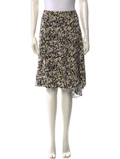 Pre-owned Proenza Schouler Silk Knee-length Skirt In Black