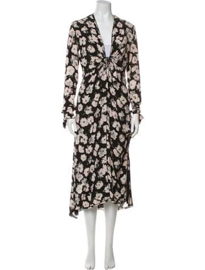 Pre-owned Proenza Schouler Silk Long Dress
