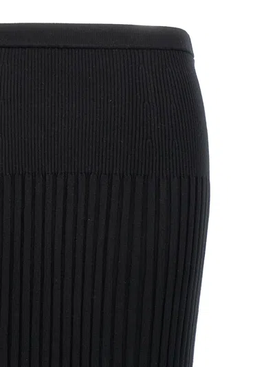 Proenza Schouler Silk Midi Women's Skirt In Black