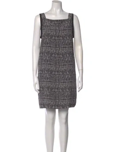 Pre-owned Proenza Schouler Silk Mini Dress In Black