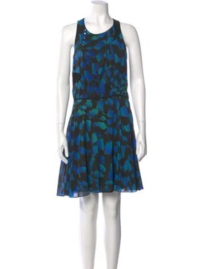 Pre-owned Proenza Schouler Silk Mini Dress In Black