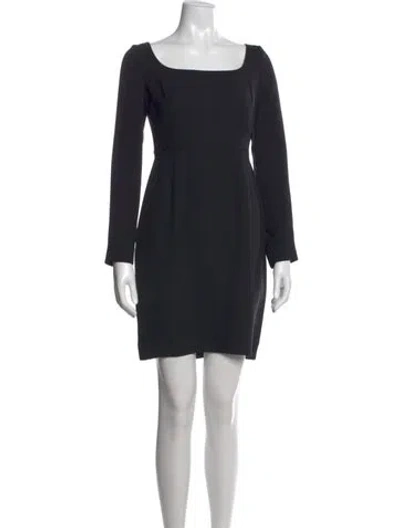 Pre-owned Proenza Schouler Silk Mini Dress In Black
