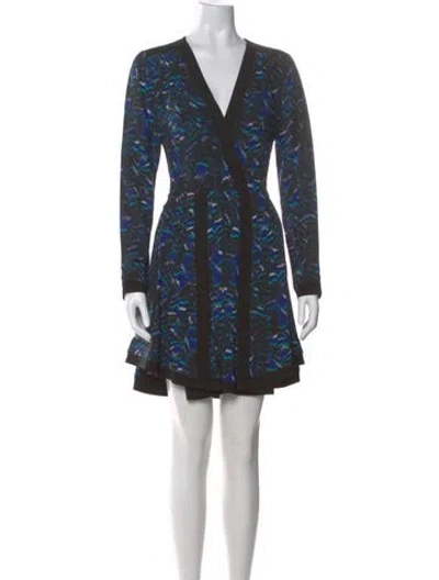 Pre-owned Proenza Schouler Silk Mini Dress In Black