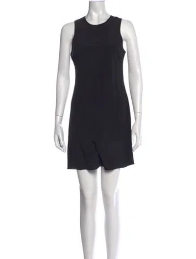 Pre-owned Proenza Schouler Silk Mini Dress In Black