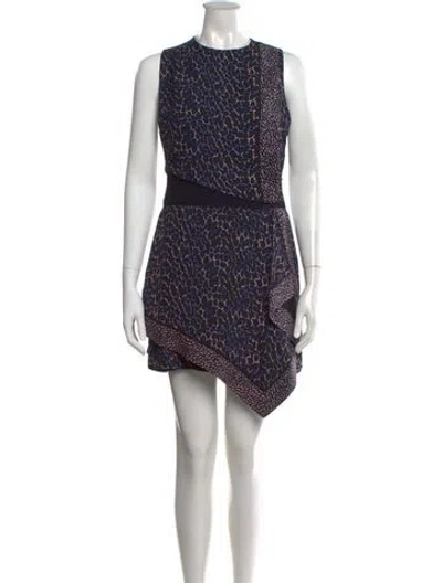 Pre-owned Proenza Schouler Silk Mini Dress W/ Tags In Black