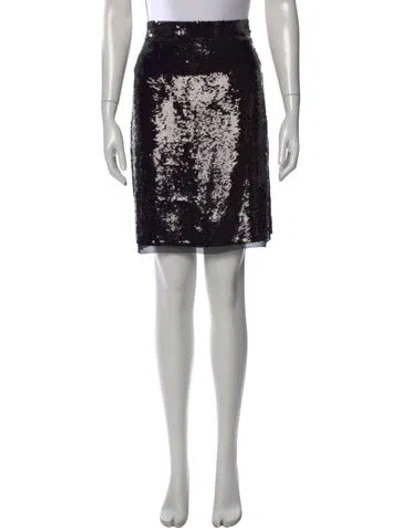 Pre-owned Proenza Schouler Silk Mini Skirt In Black