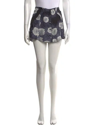 Pre-owned Proenza Schouler Silk Mini Skirt In Multi