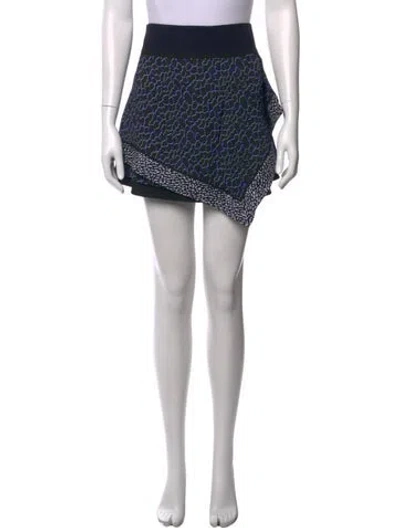 Pre-owned Proenza Schouler Silk Mini Skirt In Multi