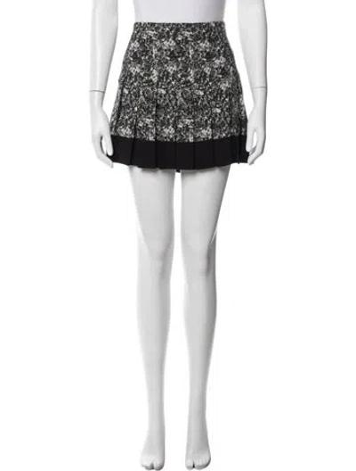Pre-owned Proenza Schouler Silk Mini Skirt In White