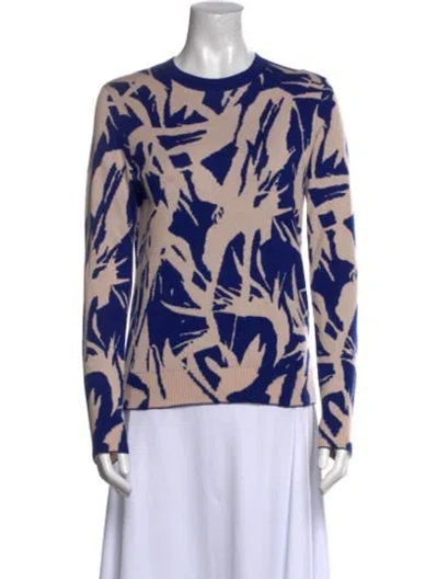 Pre-owned Proenza Schouler Silk Printed Sweater In Multi