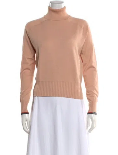 Pre-owned Proenza Schouler Silk Turtleneck Sweater In Pink