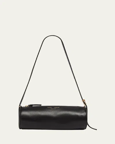 Proenza Schouler Silo Leather Shoulder Bag In Black