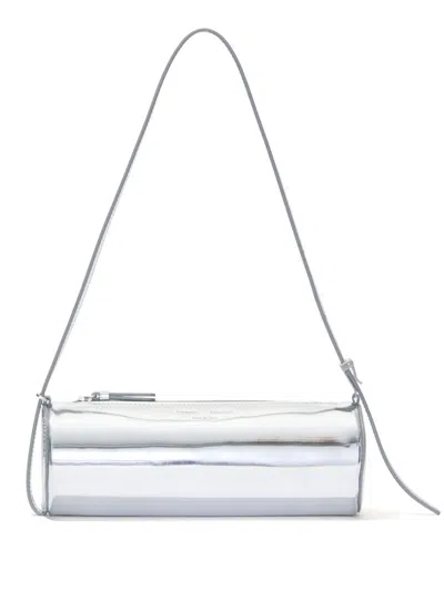 Proenza Schouler Silo Shoulder Bag In Silver