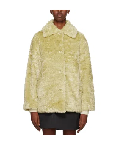 Proenza Schouler Single-breasted Artificial Fur In Nude