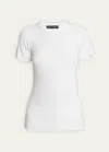 Proenza Schouler Sky Ribbed Matte Top In White