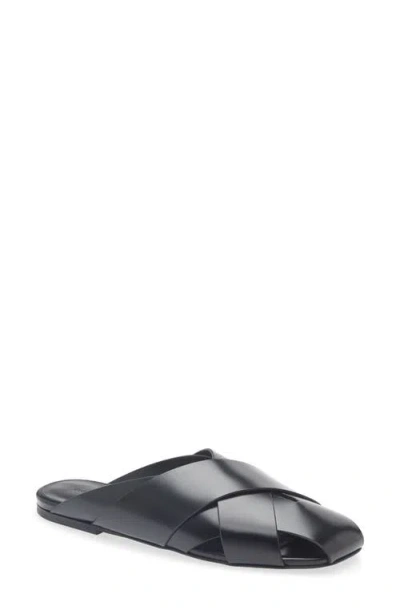 Proenza Schouler Slant Crossover Mule In Black