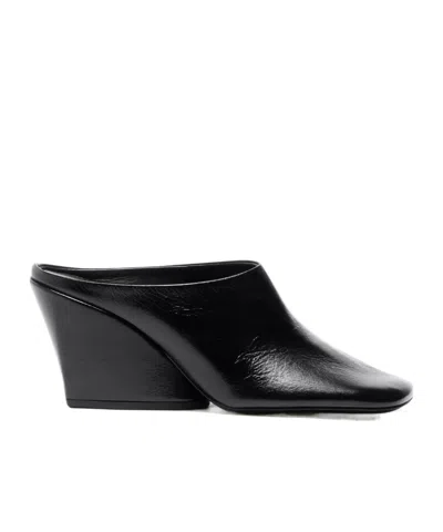 PROENZA SCHOULER SLANT LEATHER MULES