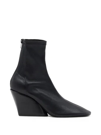 Proenza Schouler Slant Stretch Boots In Black