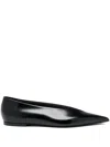 Proenza Schouler Slash Ballet Flats In Black