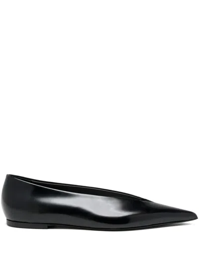 Proenza Schouler Slash Ballet Flats In Black