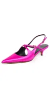 Proenza Schouler Slash Crisscross Slingback Pumps