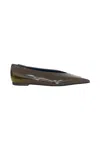 Proenza Schouler Slash Flat Shoes In Brown