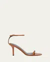 Proenza Schouler Slash Goatskin Ankle-strap Sandals In Brown