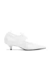 Proenza Schouler Slash Organza Pumps In White