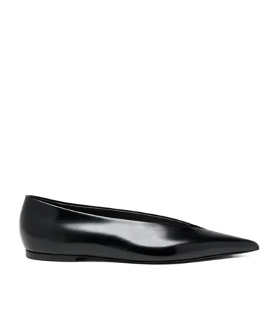 Proenza Schouler Slash Pointed-toe Flats In Black
